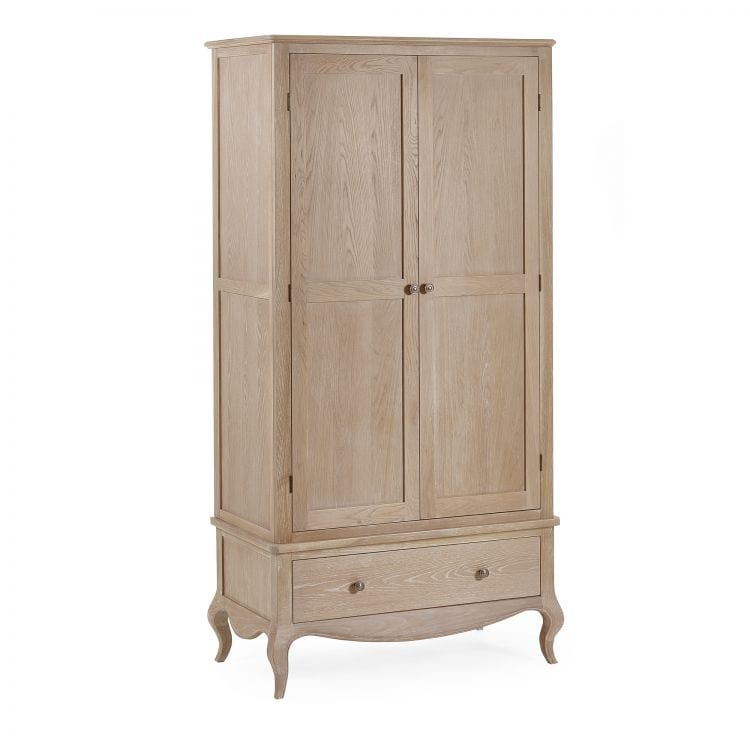 Pissarro Combination Wardrobe - Limed Oak - Image 2