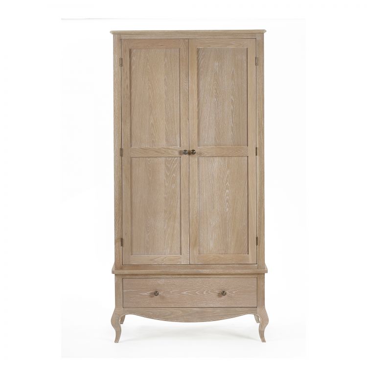 Pissarro Combination Wardrobe - Limed Oak - Image 3