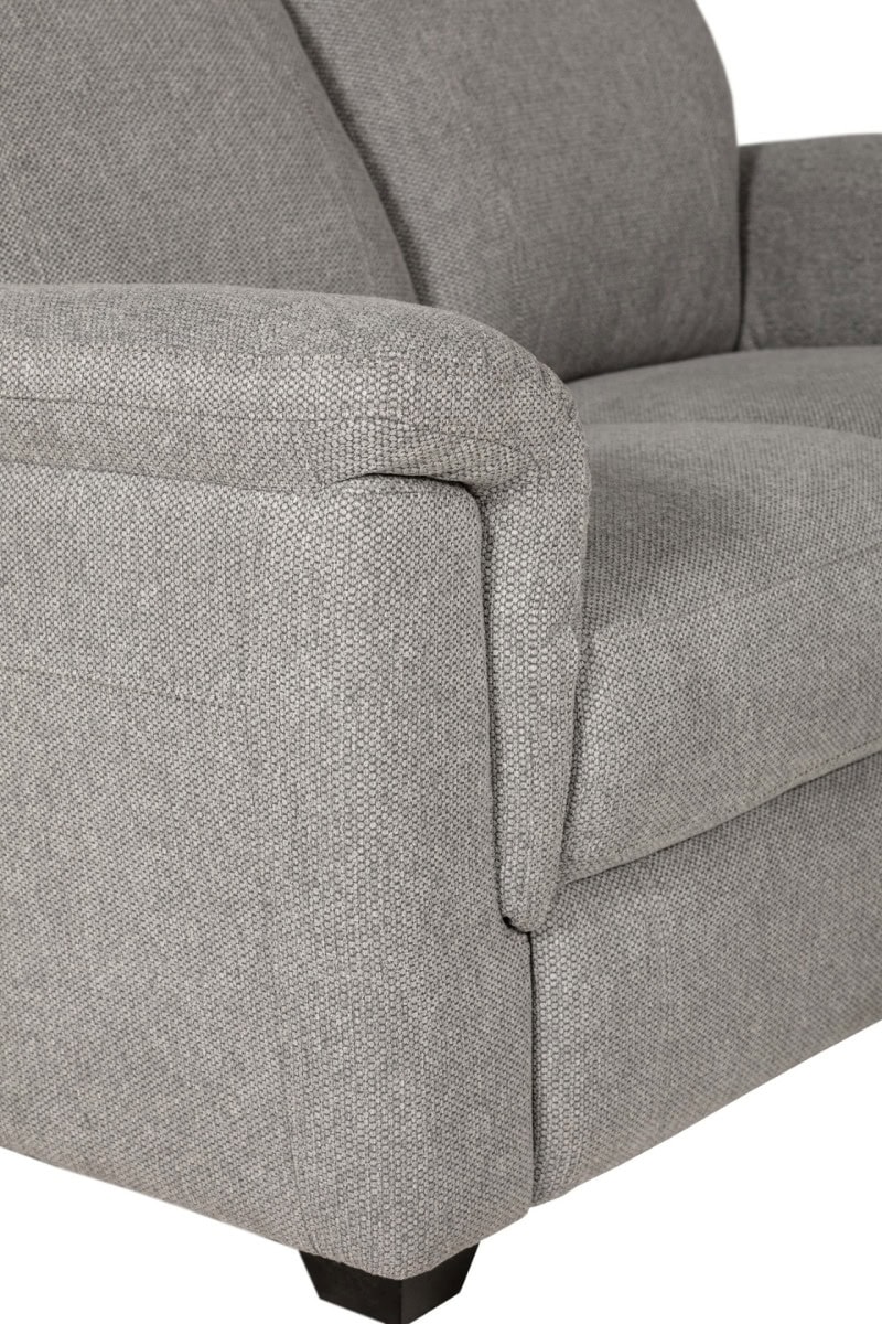 Bowie 2 Seater Fixed - Grey - Image 5