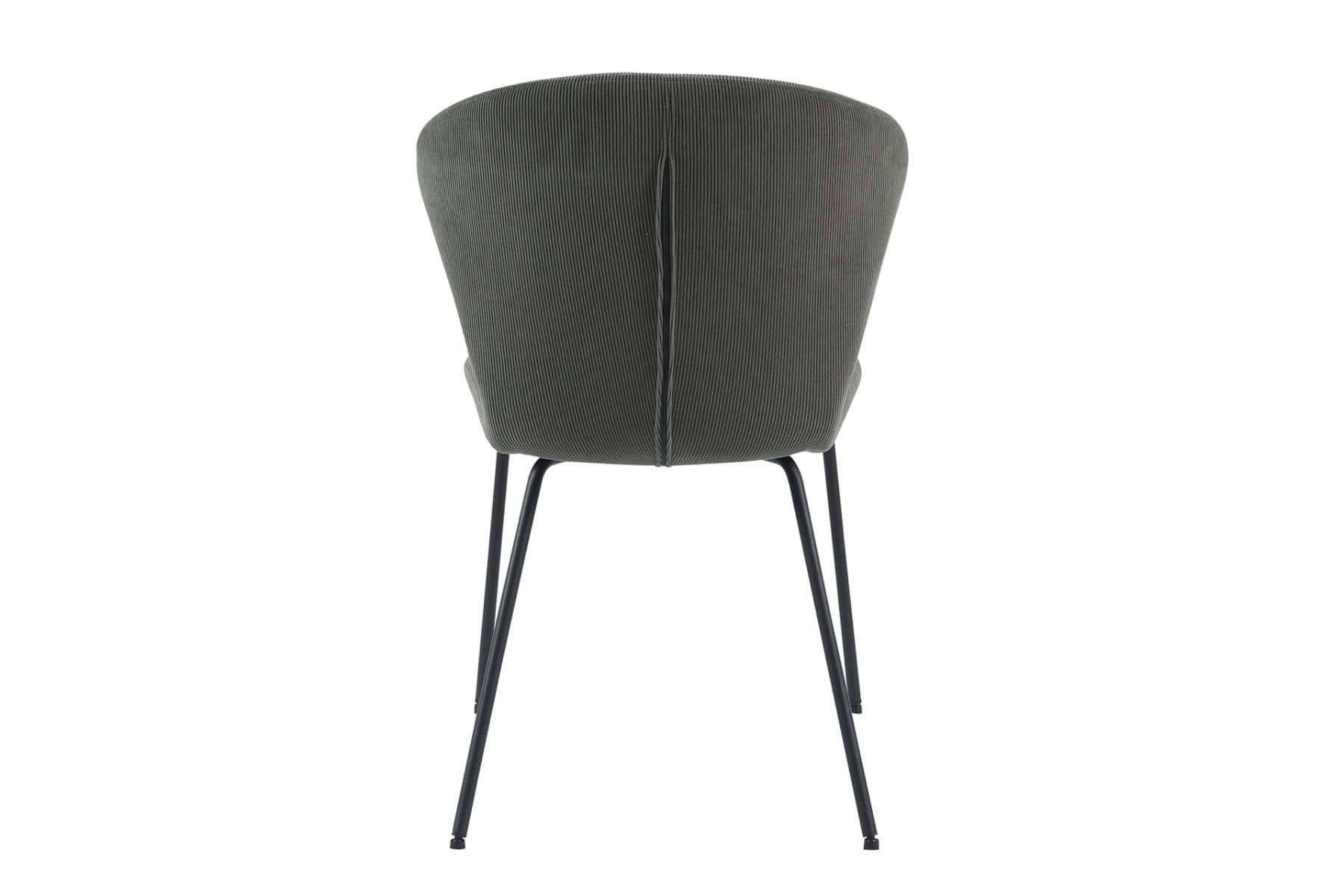 Shea Dining Chair - Dark Grey (Pair) - Image 4