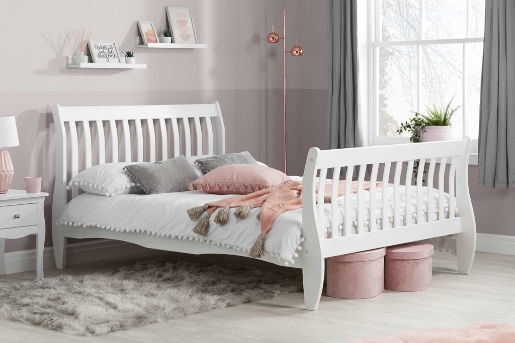 Belford 4ft6 Bed - White | Buy Online | Beds.ie