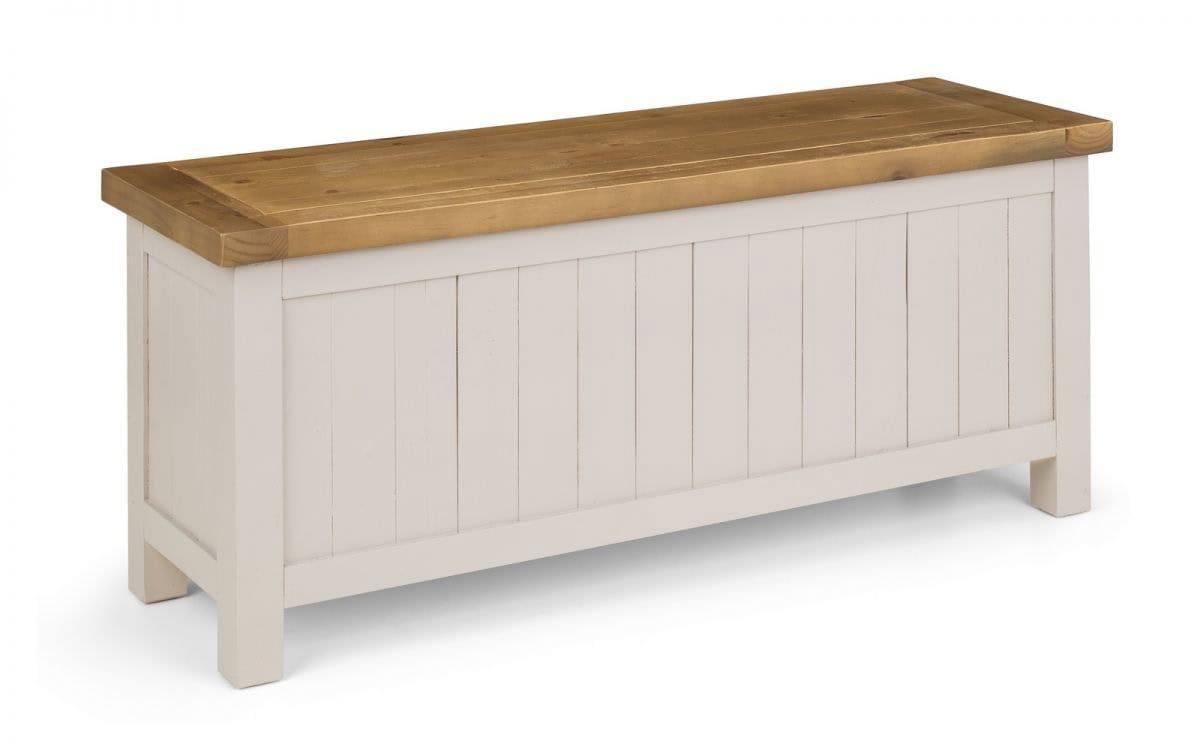 Aspendos Storage Bench - Grey Wash - Image 4