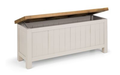 Aspendos Storage Bench - Grey Wash - Image 5