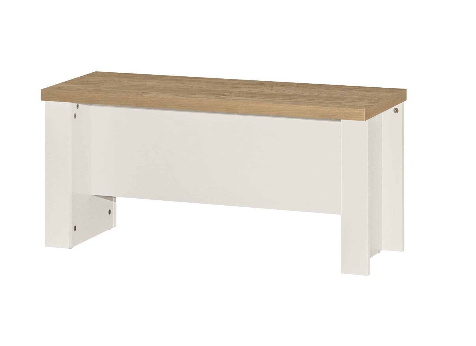 Highgate Dining Table & Bench Set - Cream & Oak - Image 10