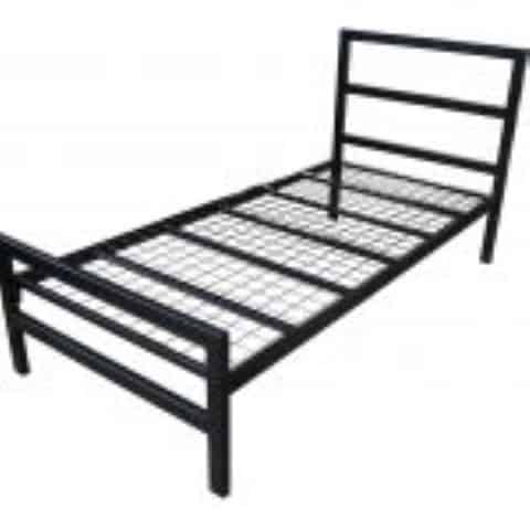 Eaton 4ft Contract Bedframe in Black - Image 2