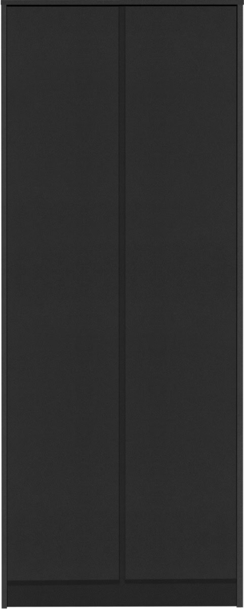 Malvern 2 Door Wardrobe - Black - Image 2