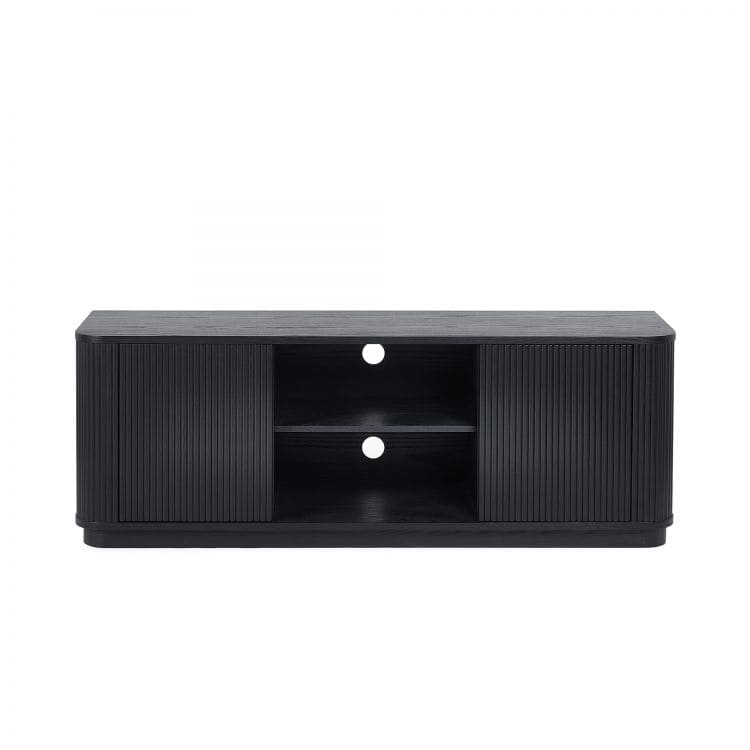 Louanne Fluted TV Unit - Black - Image 3