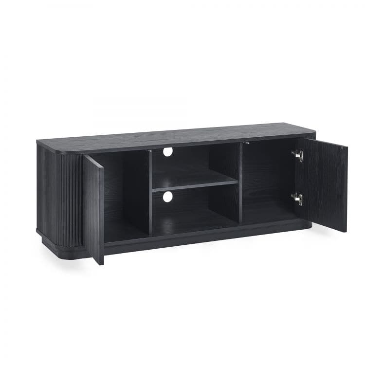 Louanne Fluted TV Unit - Black - Image 5
