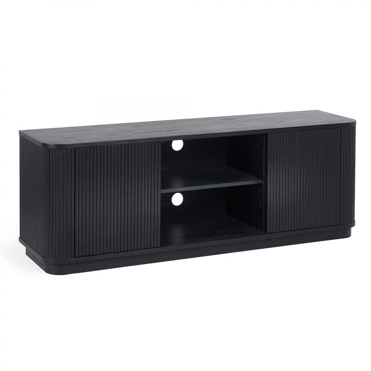 Louanne Fluted TV Unit - Black - Image 7