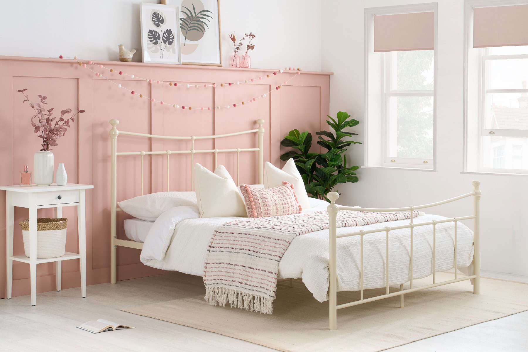 4ft Emily Bedframe in Cream | Buy Online | Beds.ie