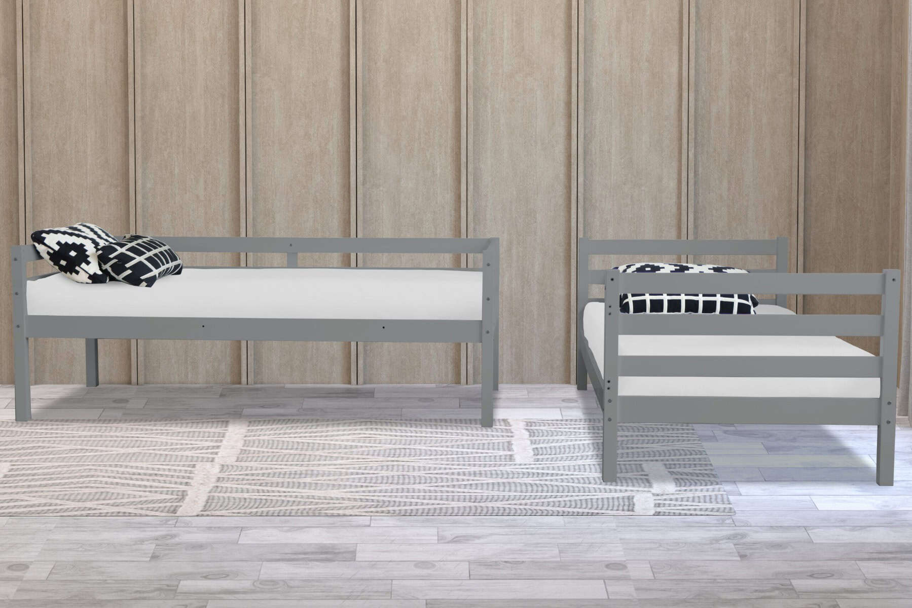 Flintshire Bailey Bunk Bed - Grey - Image 2