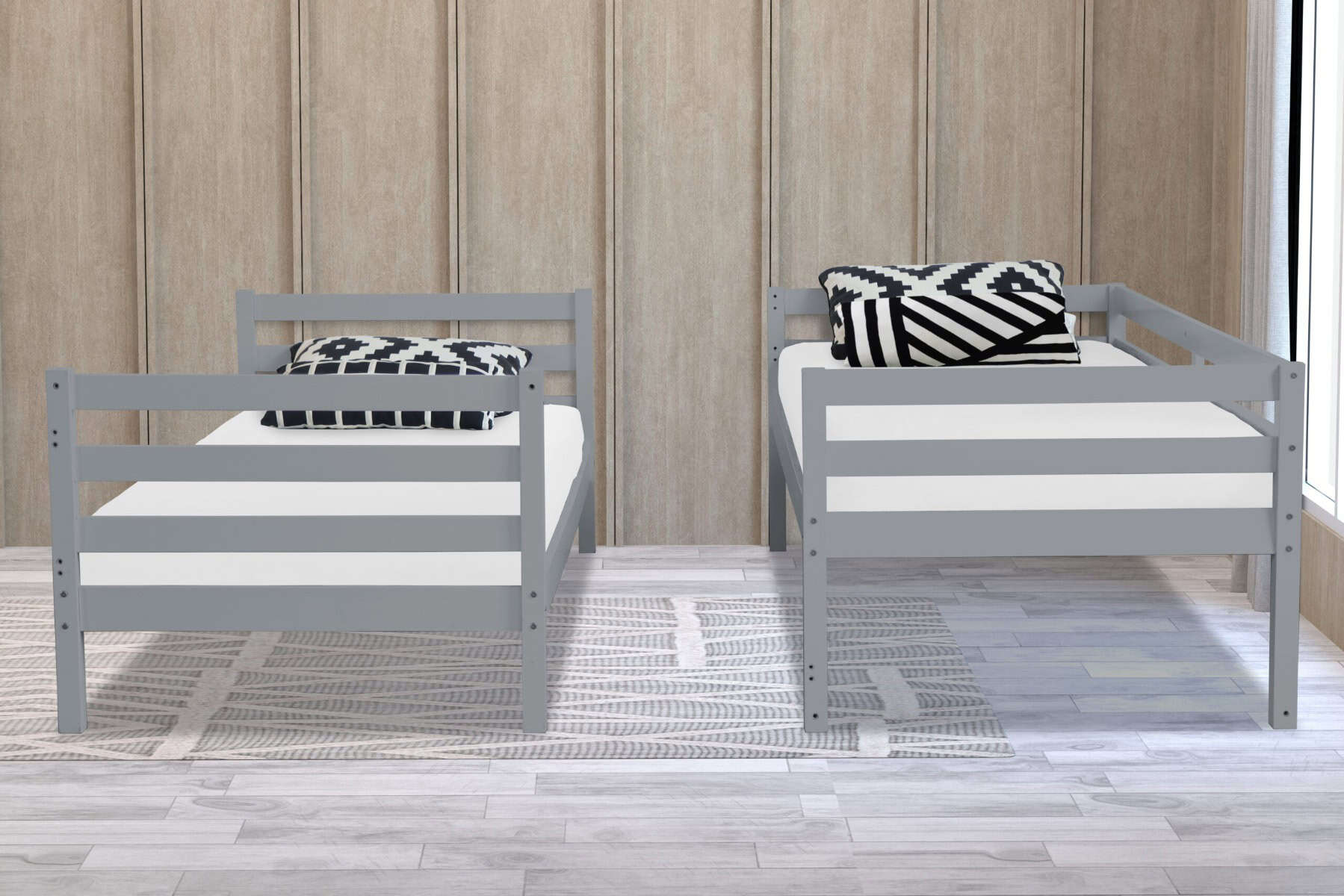 Flintshire Bailey Bunk Bed - Grey - Image 4