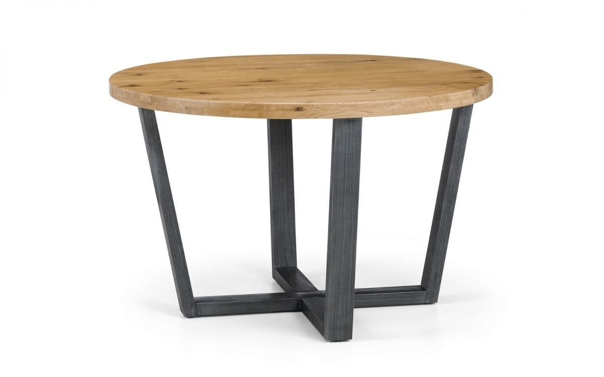 Lisbon Round Dining Table - Oak - Image 2