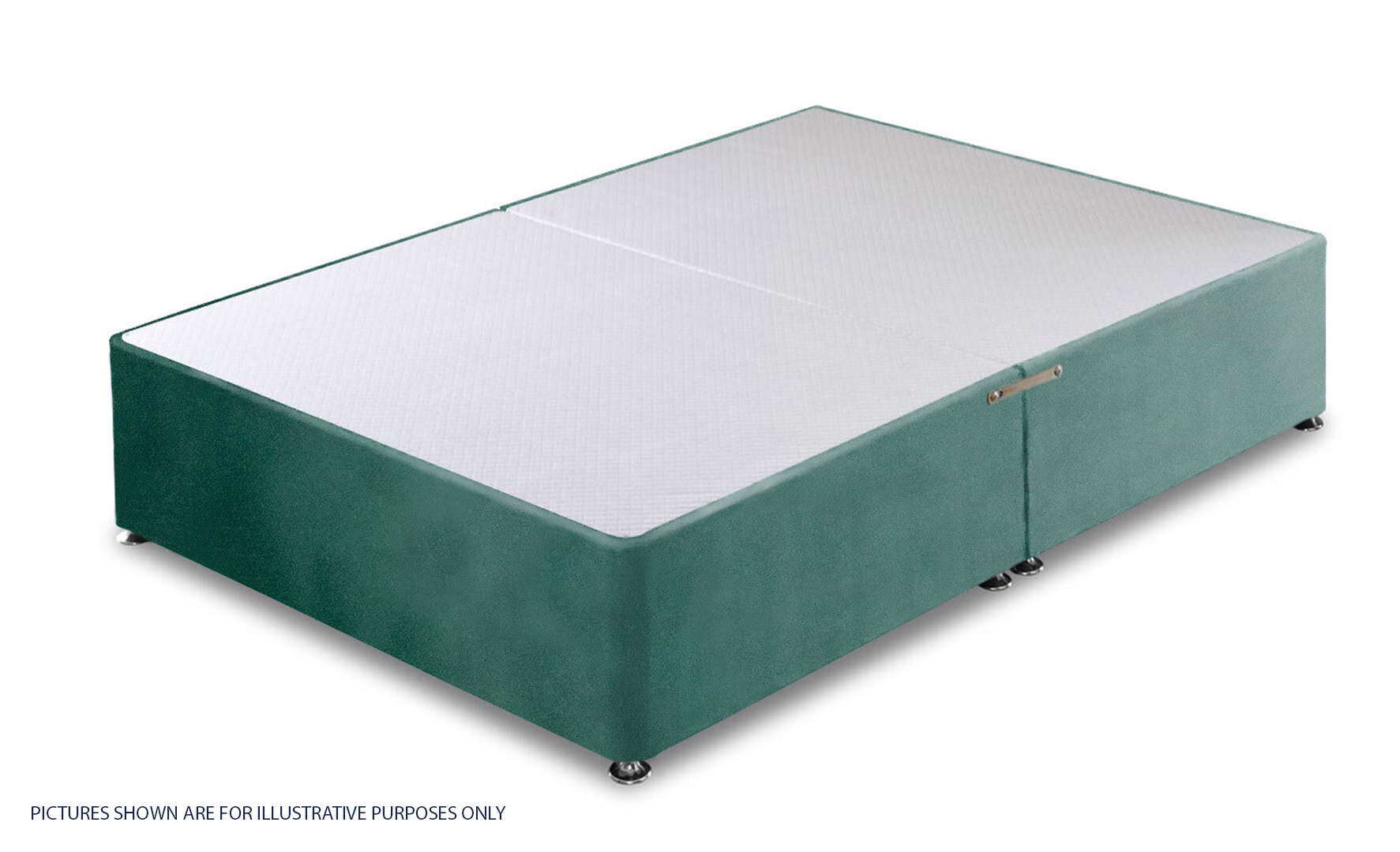 Apollo 3ft6 Velvet Turquoise Divan Base | Buy Online | Beds.ie