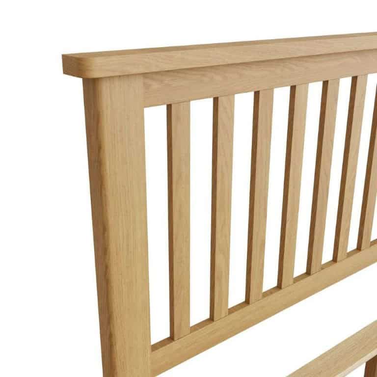Everlee 5ft Bedframe - Rustic Oak - Image 4