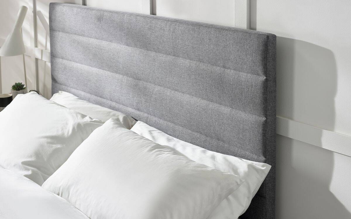 Mercado 5ft Bedframe - Grey Linen - Image 4