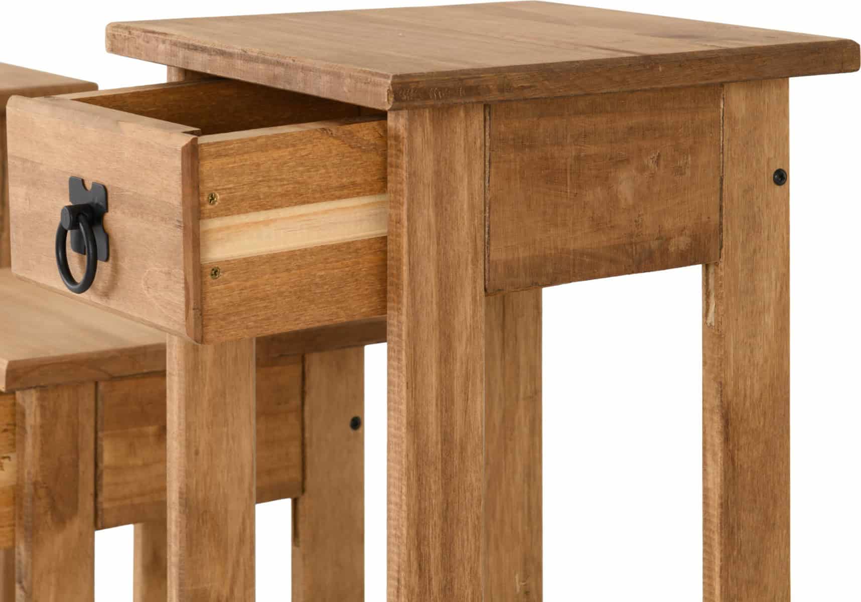 Corona Plant Stands (Set of 3) - Waxed Pine - Image 5
