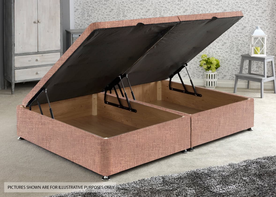 Apollo 5ft Azzure Lavender Side Ottoman Base | Buy Online | Beds.ie