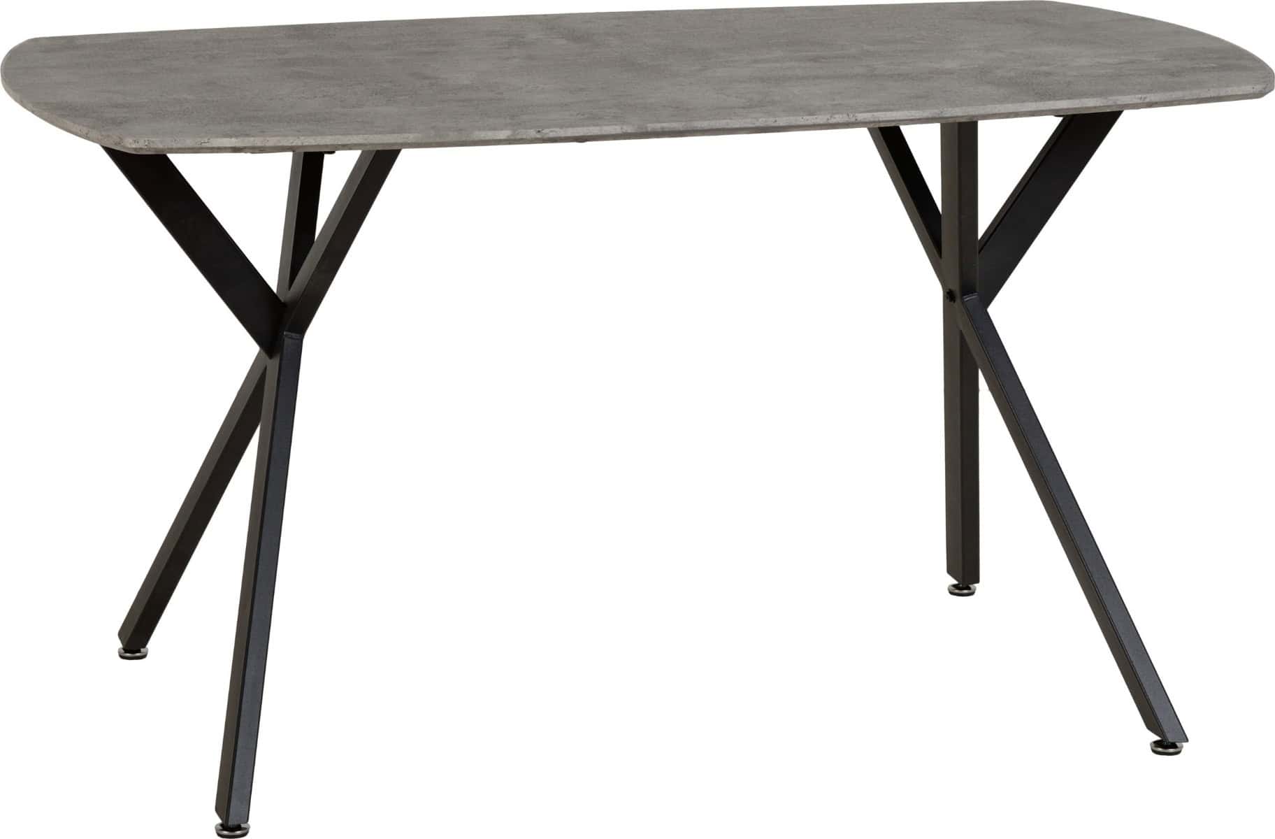 Athens Rectangular Dining Table - Concrete | Buy Online | Beds.ie