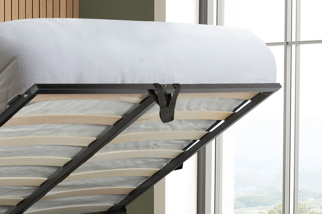 Halfden 4ft6 Ottoman Bedframe - White - Image 3