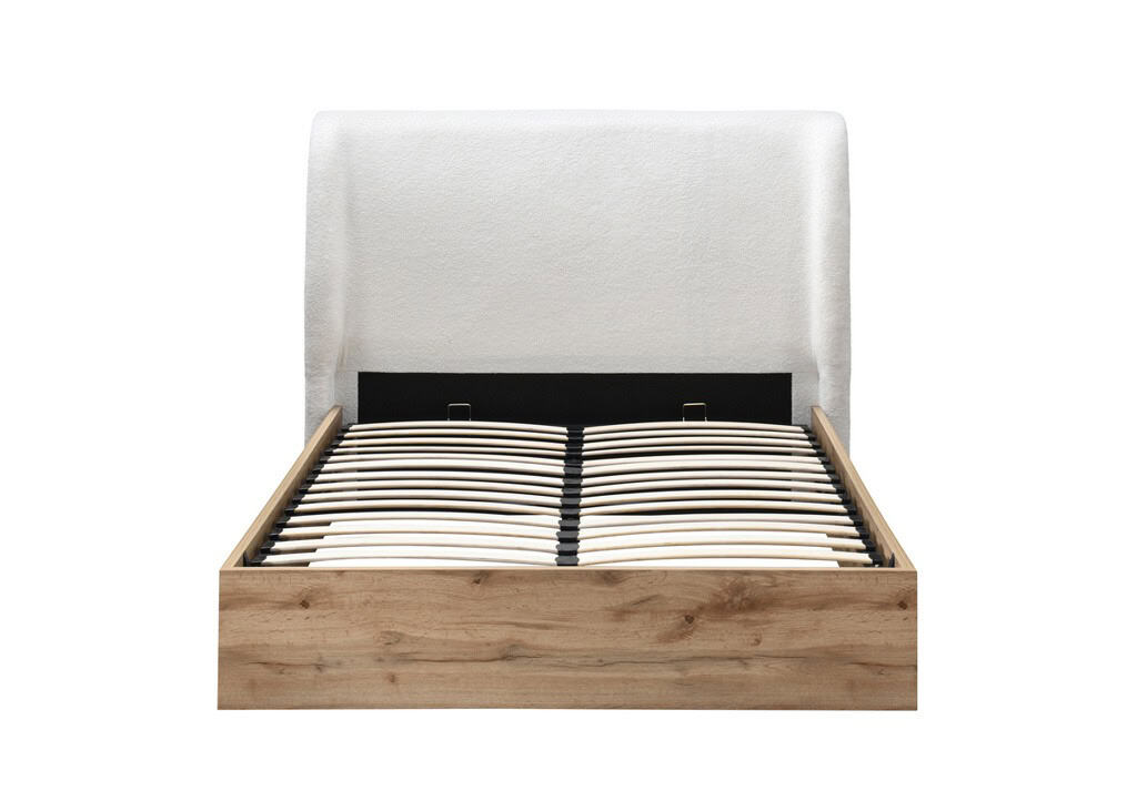 Halfden 4ft6 Ottoman Bedframe - White - Image 10