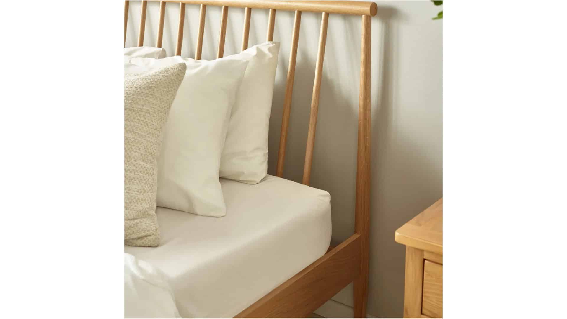 Bellarose 4ft6 Bedframe - Oak - Image 2