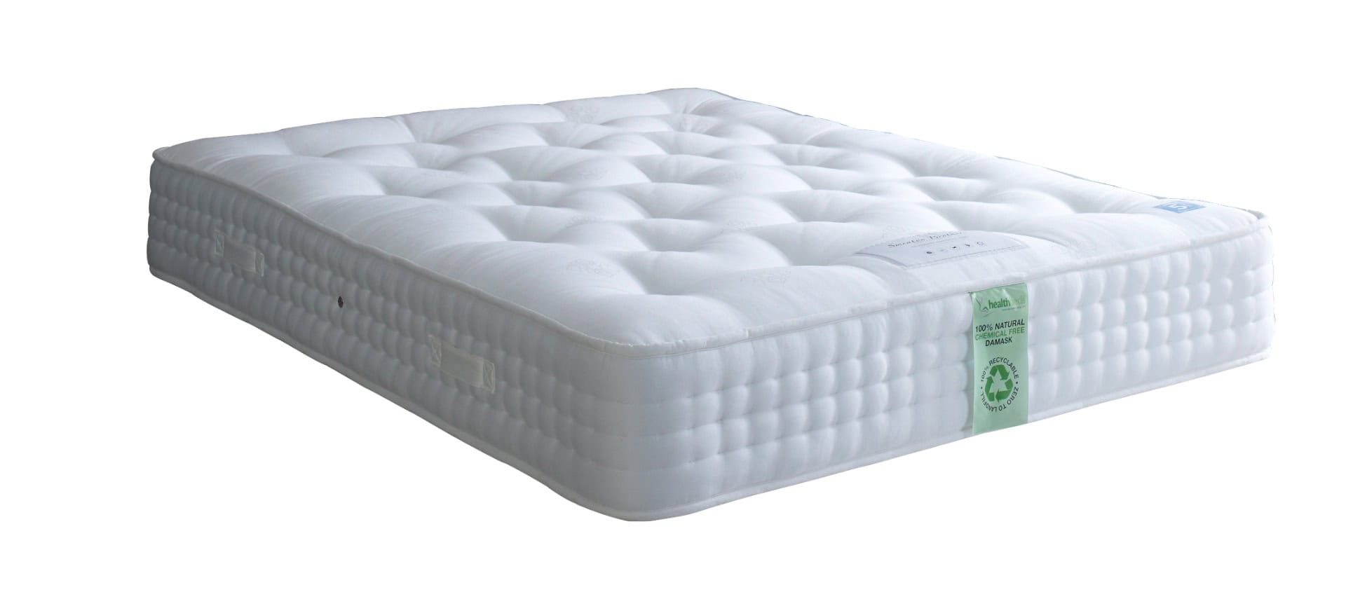 Healthbeds 6ft Waterford Natural Latex 4800 Zip & Link 4 Drawer Bed - Image 2