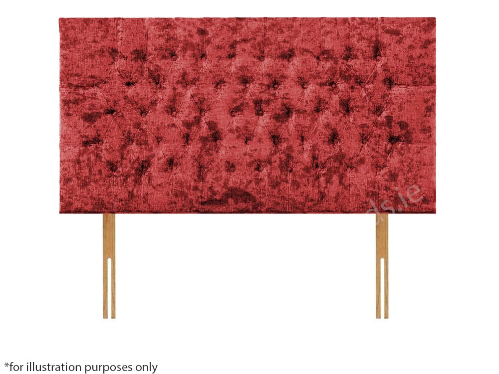 Apollo 2ft6 Lincoln Headboard - Glitz Red | Buy Online | Beds.ie