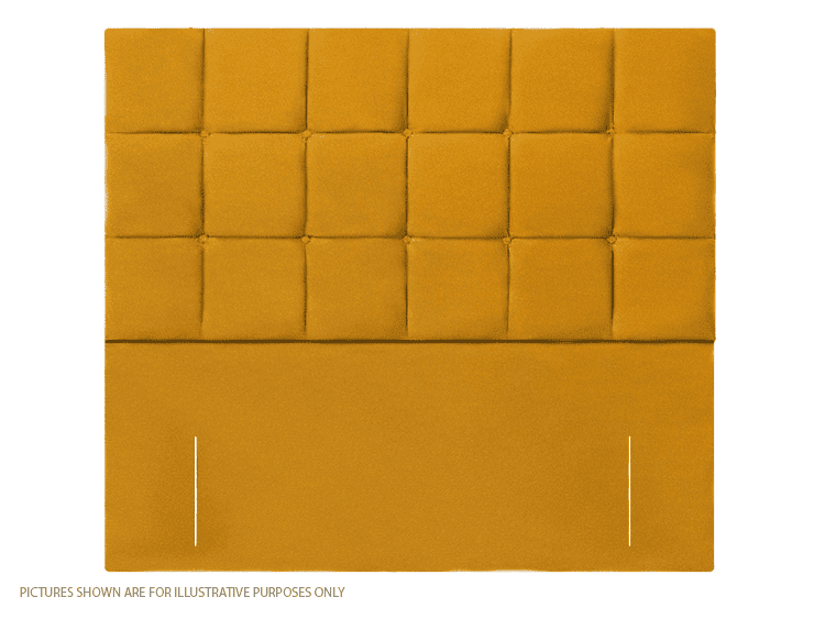 Apollo 3ft Venice Headboard - Velvet Gold | Buy Online | Beds.ie