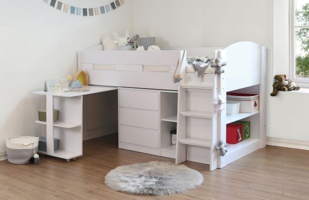 Flintshire Billie Midsleeper - White | Buy Online | Beds.ie