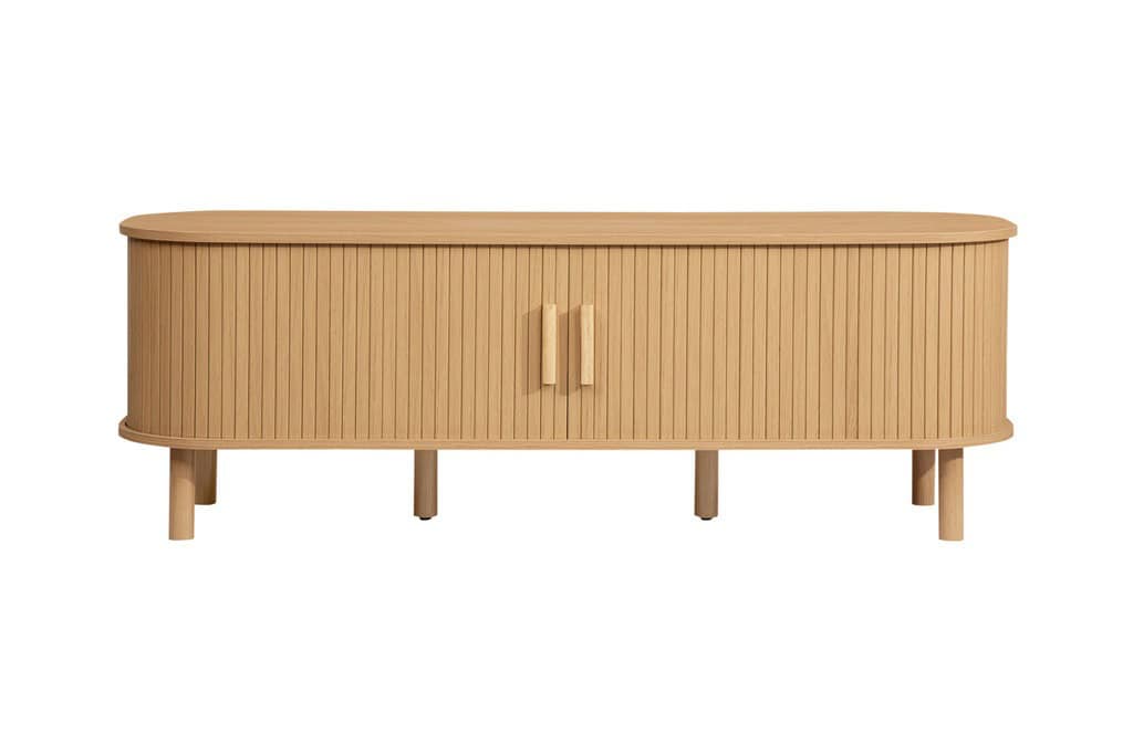 Axel Fluted TV Unit - Oak - Image 2