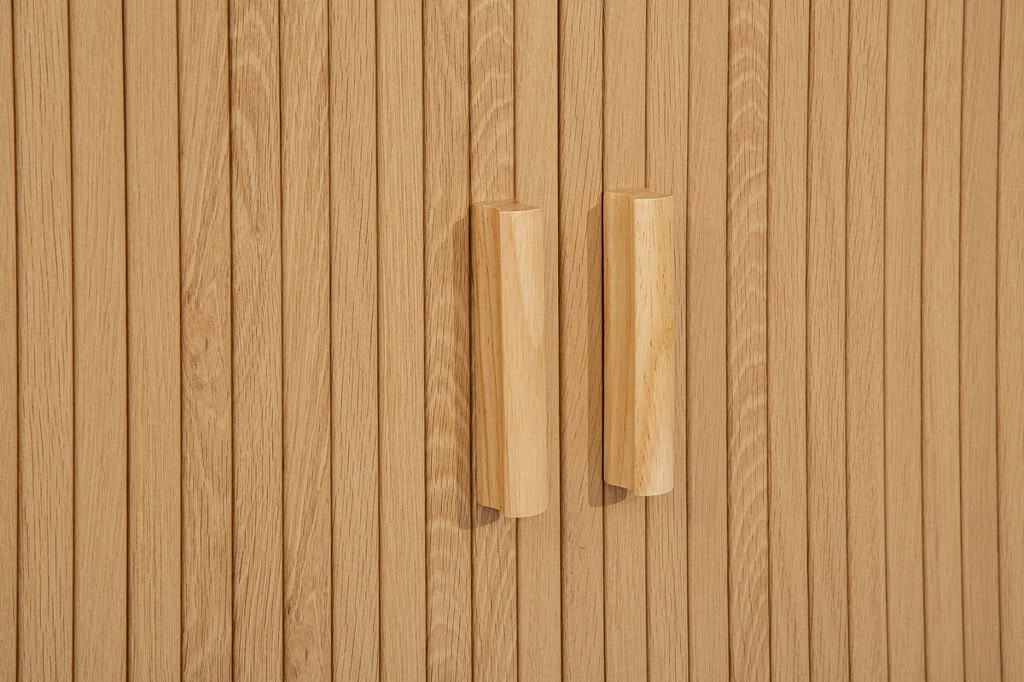 Axel Fluted TV Unit - Oak - Image 5