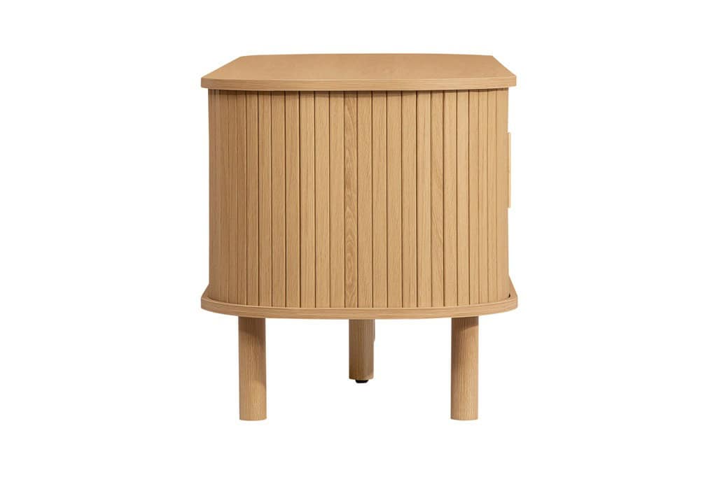 Axel Fluted TV Unit - Oak - Image 6