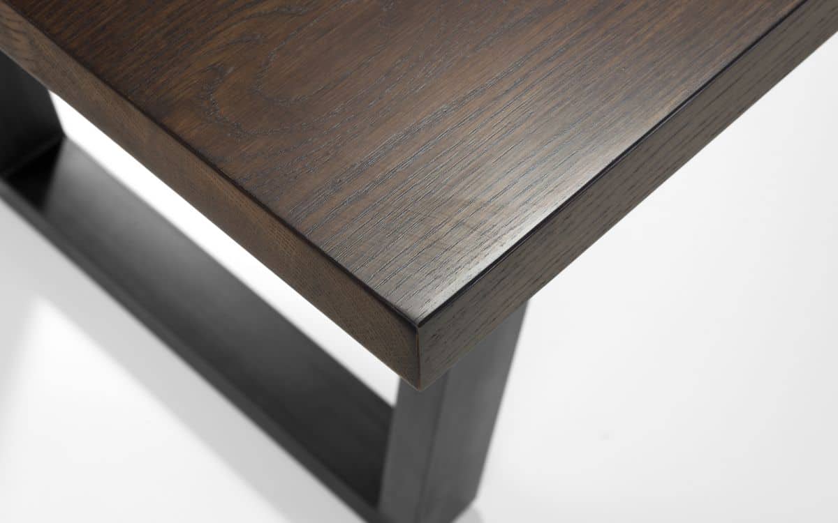 Lisbon Dining Table - Dark Oak - Image 5