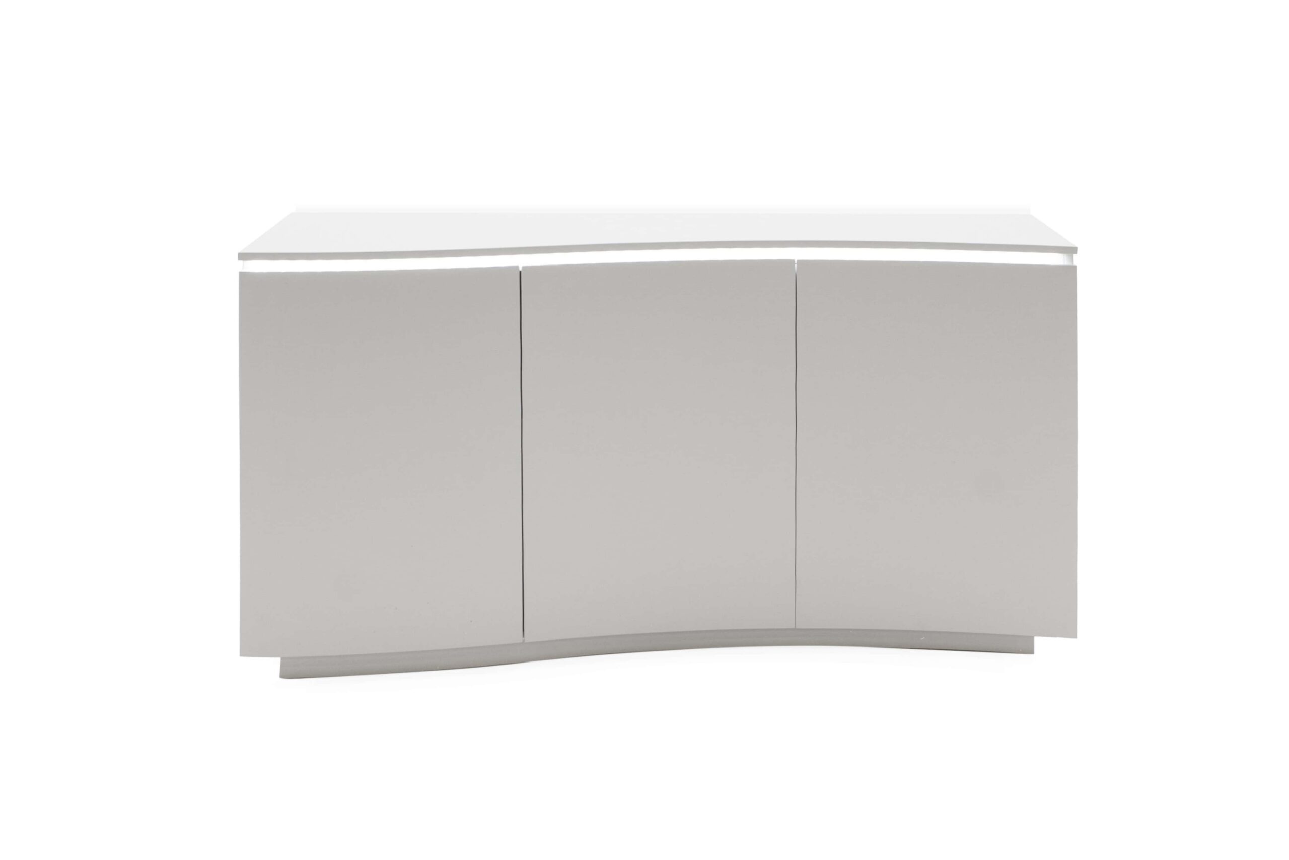 Lazzaro Sideboard - Light Grey Matt with LED | Buy Online | Beds.ie