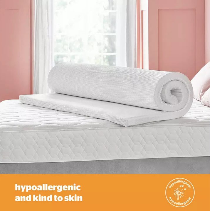 Silentnight Impress Memory Foam Mattress Topper - 5ft King Size - Image 6