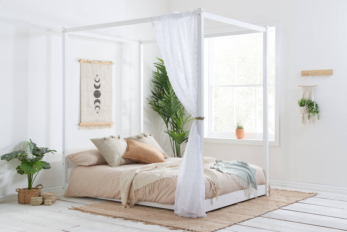 150cm Darwin Bed - White | Buy Online | Beds.ie