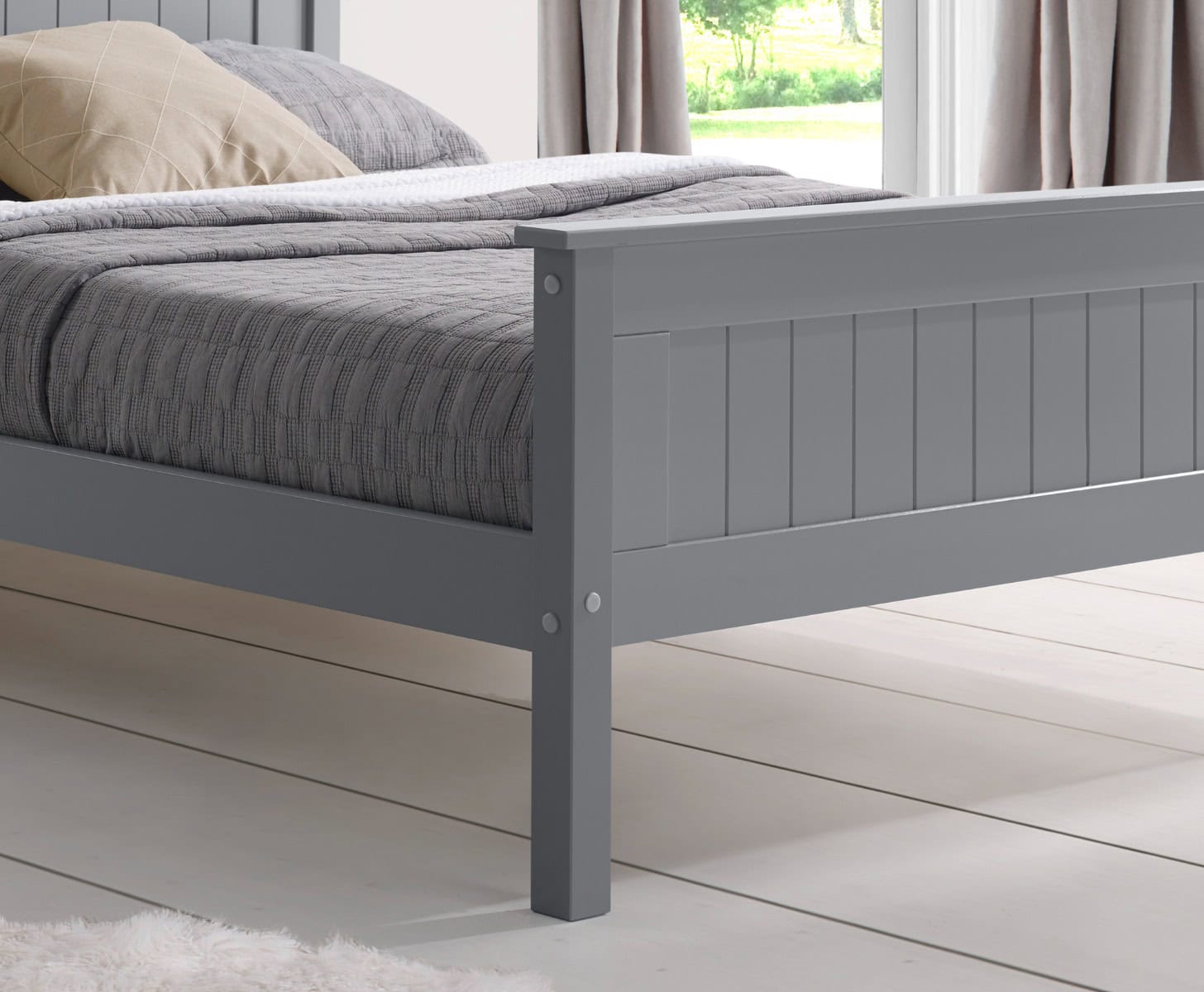 Limelight Taurus High End 4ft Bedframe - Grey - Image 3