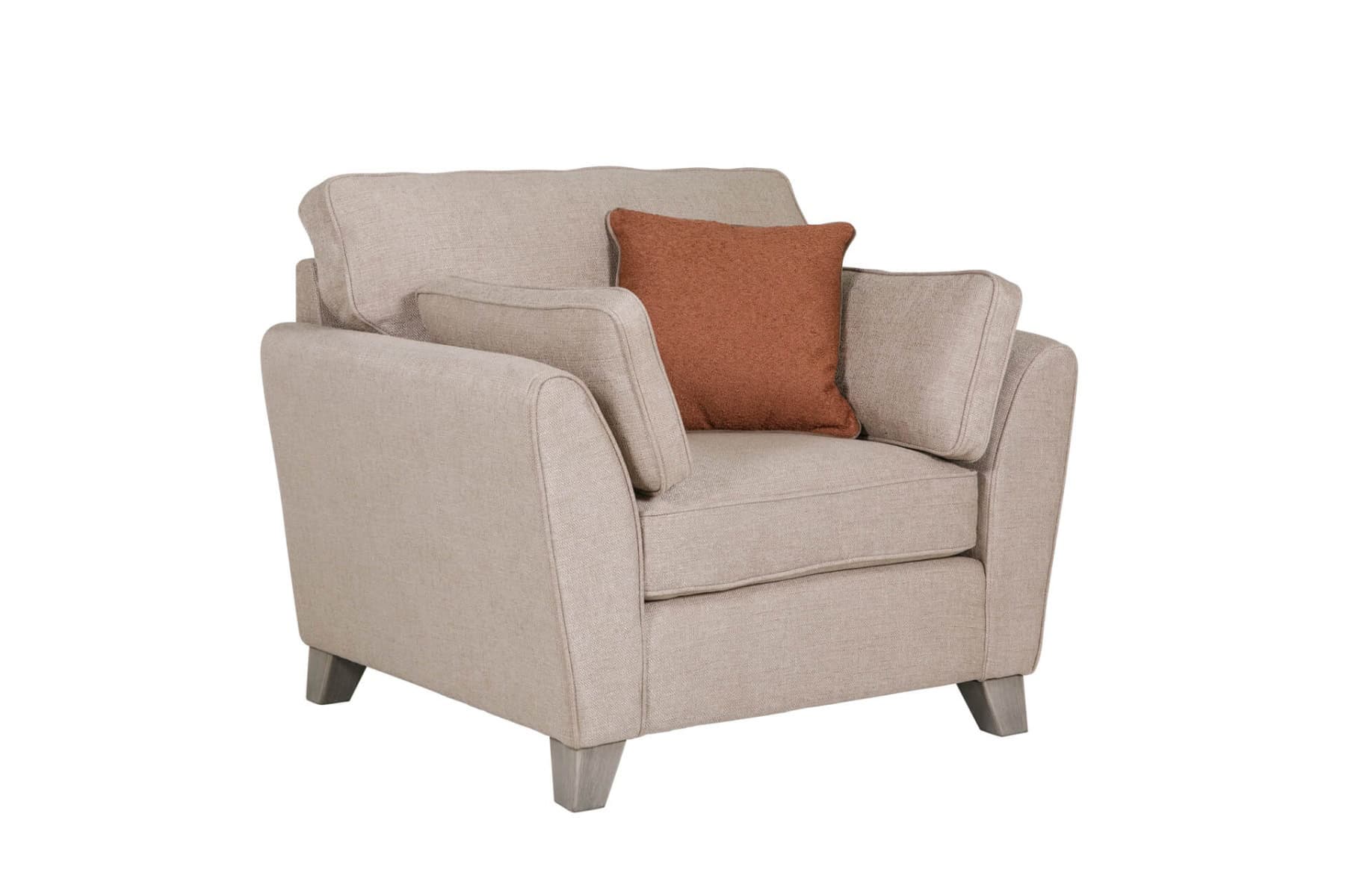 Cantrell 1 Seater Chair - Biscuit | Buy Online | Beds.ie