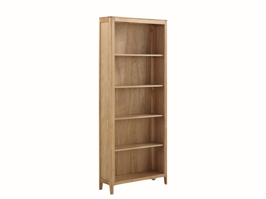 Dunmore Tall Bookcase - Oak | Buy Online | Beds.ie