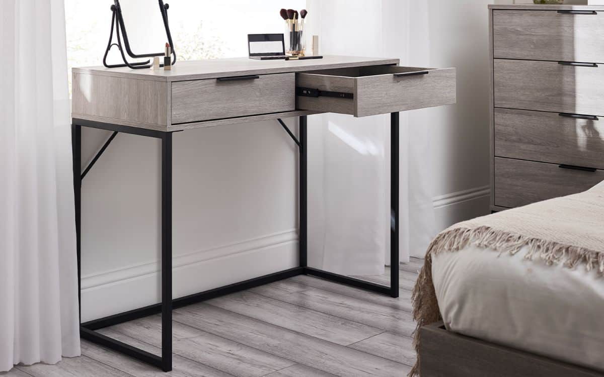 Batu Dressing Table/Desk - Grey Oak | Buy Online | Beds.ie