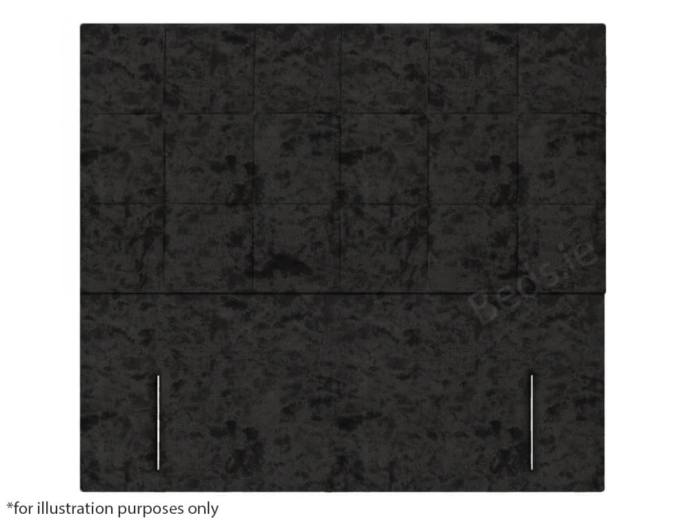 Apollo 2ft6 Venice Headboard - Glitz Black | Buy Online | Beds.ie