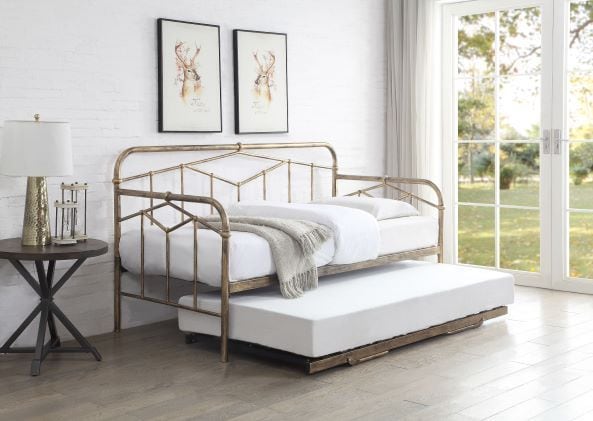 Flintshire Axton Day Bed - Antique Bronze - Image 3