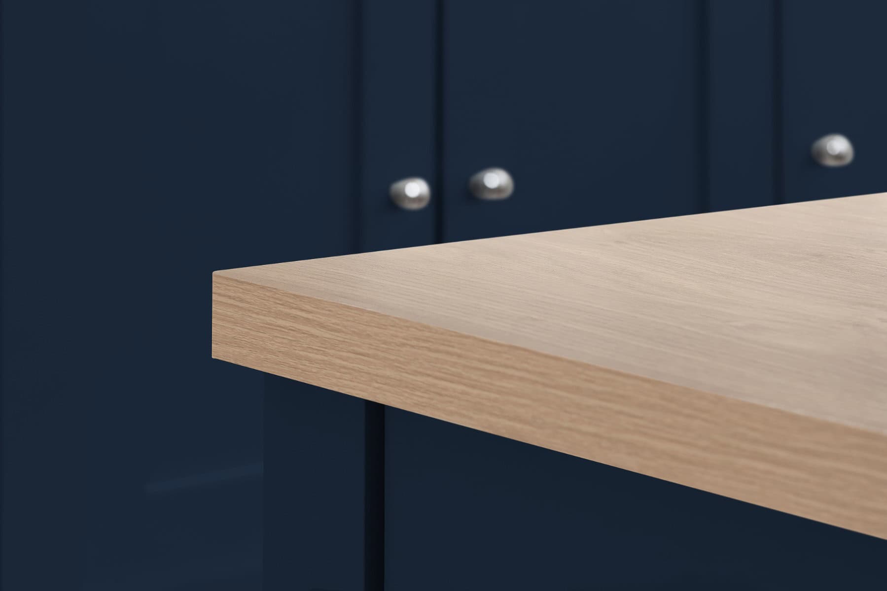 Highgate Small TV Unit - Navy & Oak - Image 2