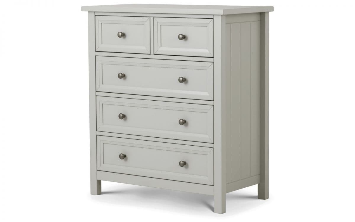 Braid 3+2 Drawer Chest - Dove Grey | Buy Online | Beds.ie