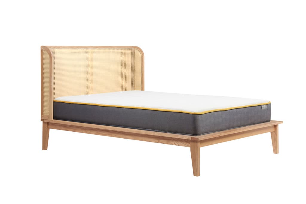 Astrid 5ft Rattan Bedframe - Oak - Image 12