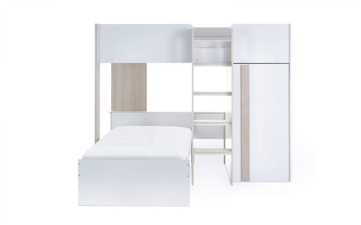 Horoscope Bunk Bed - Pale Wood & White - Image 7
