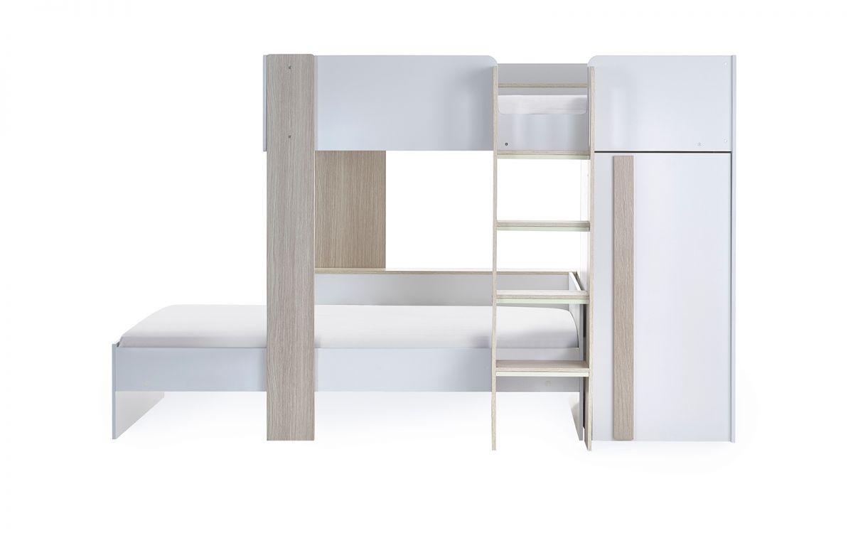 Horoscope Bunk Bed - Pale Wood & White - Image 8