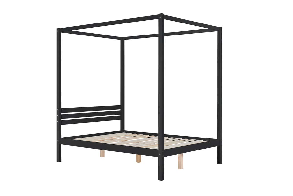135cm Mercia Bed – Black - Image 4