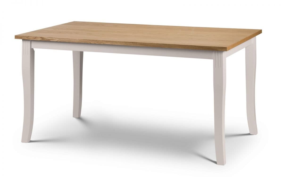 Averio Dining Table - Elephant Grey & Oak | Buy Online | Beds.ie